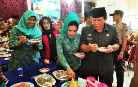 Buka Lomba Cipta Menu B2SA, Bupati Sukiman Harapkan Makanan Lokal Non Beras di Terapkan di Masyaraka